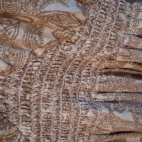 New! Anthropologie Patrons Of Peace Boho Maxi Dress In Sandstone - Picture 3 of 8